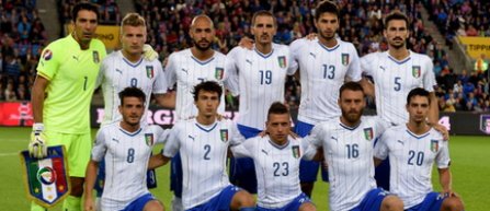 Lotul Italiei pentru partidele amicale cu Belgia si Romania